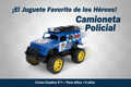 Camioneta Policial Cross-Country 911 - Fondo Gris