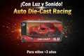 Auto Die-Cast Racing Lightning McQueen # 95 con Luz y Sonido