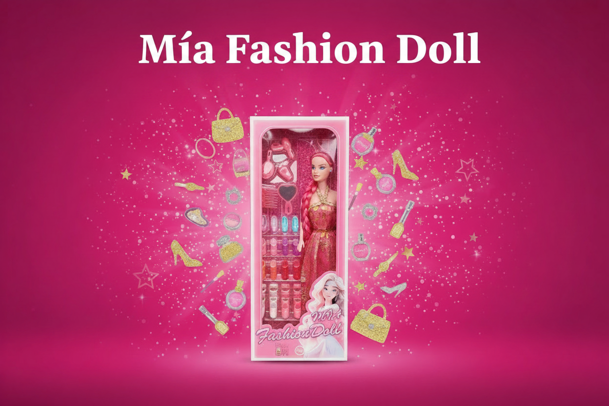 Mía Fashion Doll - Con encabezado