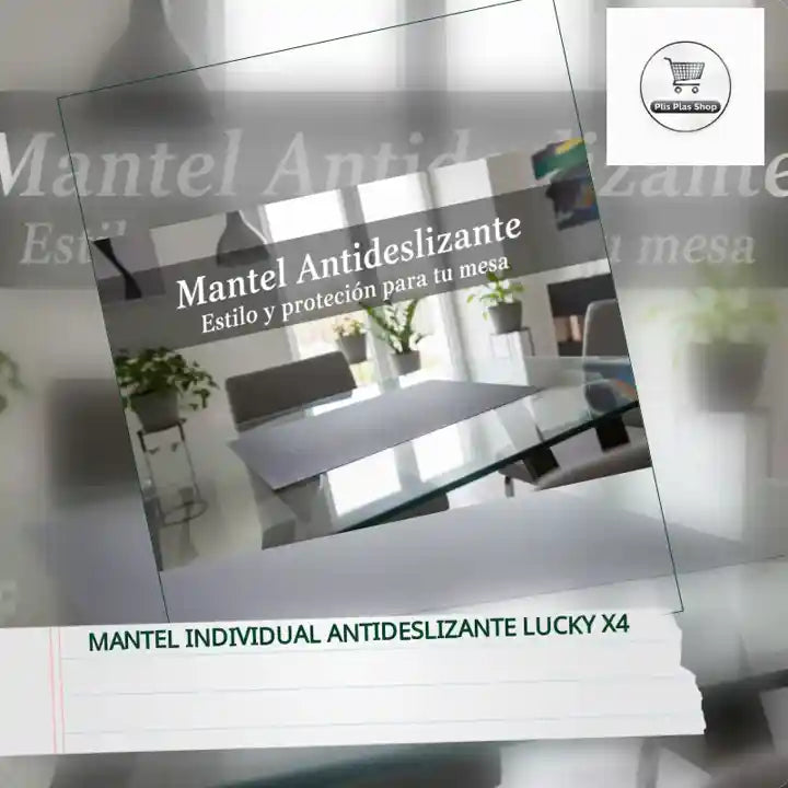 Mantel Individual Antideslizante Lucky x4 by@Outfy
