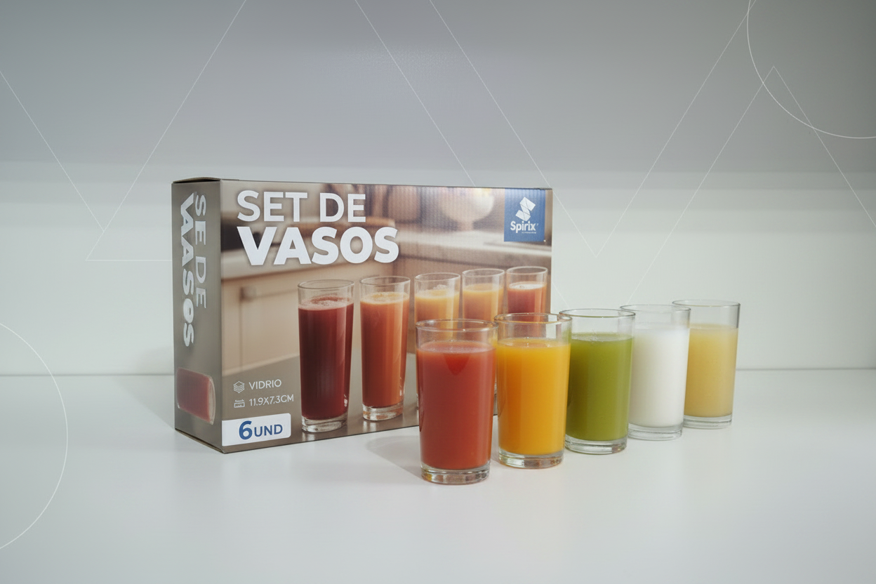 Set de Vasos - Publicidad Moderna