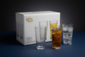 Vasos GX-CX fondo publicitario elegante